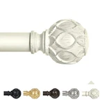 Tangwin White Farmhouse Curtain Rods For WINDOWS66-120 Heavy Duty Adjustable ... New. Price: $60.69.