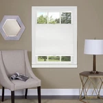 Cordless Cellular Pleated Window Shades - Inch Width, 35W X 64H, White New. Price: $76.99.