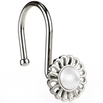 1070574508 Itoplin Nickel Shower Curtain Hooks Rings, Set Of 12 New. Price: $10.00.