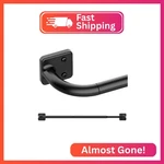 Uiosanrt Warp Around Curtain Rods For Windows 32 To 60 Inch, 5/8" Diameter Black New. Price: $21.05.