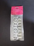Xhilaration - 7 Pack Decorative Drapery Clip Rings White Buttterfly New. Price: $16.00.