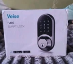 Veise RZ06 Smart Lock Keyless Entry Door With App Control Black New. Price: $34.99.