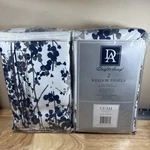 2 Pc Lot / Driftaway Leah Abstract Floral Blossom Ink Painting Room Darkening New. Price: $79.00.