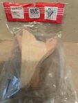 (2) Unfinished Wood White Pine Bracket Fits 1 3/8 Pole New. Price: $12.49.