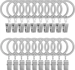 Lansian 20PCS Rustproof Drapery Matte Stainless Steel Metal Curtain Rings New. Price: $11.15.