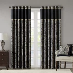 Madison Park Aubrey Jacquard Curtain Panel Pair 50X108 50X84 50X95 New. Price: $90.99.