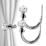 Crystal Curtain Holdbacks 2PCS, Metal Tieback Pull For Wall, Hea... New. Price: $23.61.