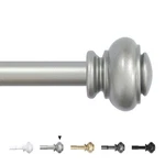 H.versailtex 16.2"-137.4" Adjustable 3/4" Curtain Rods For Windows Nickel Fini New. Price: $53.93.