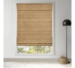 Lazblinds Bamboo Roman Shade 30.5 X64 Highfield Teak Cordless Window New. Price: $39.99.