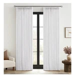 Miulee White Pinch Pleat Curtains Memory Shape Linen Light Filtering 2 Panels New. Price: $35.00.
