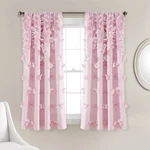 63"X54" Riley Window Curtain Panels Lilac Purple - Lush Cor: Light Filtering, New. Price: $20.99.