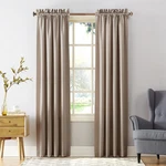 Sun Zero Barrow Energy Efficient Rod Pocket Curtain Panel Pair 11042 New. Price: $29.89.