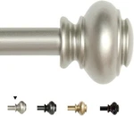 H.versailtex Curtain Rods For Windows To 28"-48", Nickel New. Price: $34.52.