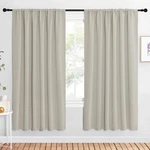 Panels Curtains 62 X 72 Thermal Insulated Nicetown Blackout Pocket Window New. Price: $51.99.