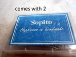 58PCS Metal Curtain Hooks, Sopito 1.2 Inch Drapery Pin And For Pleated 2PK New. Price: $9.95.