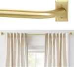 Gold Curtain Rod, Room Darkening Rods For Windows 28 To 48 INCHES(2.3-4FT), Wrap New. Price: $40.99.