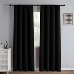 100% Blackout Curtains 84 Inch Length 2 Panels Set, For New. Price: $40.73.
