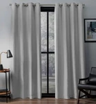 Exclusive Home Eglinton Woven Blackout Panels Curtains Dove Grey 52X108 , 012 New. Price: $29.99.