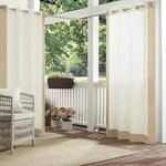 Waverly Sun Shade Hampton Border Indoor/outdoor Grommet 50 In. X 108 New. Price: $23.51.
