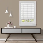 Cordless Room Darkening Plantation Blind - 35 Inch Width, 64 Length, 2" ... New. Price: $77.00.