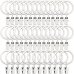 Llpjs 40 Pack Metal Curtain Rings With Clips, Hooks For Ha... New. Price: $24.73.