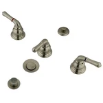 Kingston Brass KB328FL Magellan Triple Handle Bidet Faucet With Lever Open. Price: $134.95.