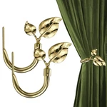 Hikmlk Leaf Shaped Curtain Tieback Holdbacks 2PCS, Handmade Metal Sid... New. Price: $110.14.