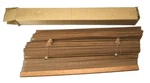Chicology Acorn Brown Cordless Private Natural Bamboo Roman Shade 31" X 64" Open. Price: $16.40.