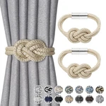 Niceec 2 Mini Magnetic Curtain Tiebacks Nordic Simple Pack, Beige New. Price: $15.27.