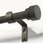 Lootkell Black Walnut Wood Curtain 16"-150" Pack, Grain New. Price: $59.90.