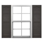 Mid America 00011425018 Standard Size Cathedral Top Center Mullion, Open Louv... New. Price: $47.05.