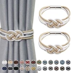 Niceec 2 Pack Strong Magnetic Curtain Tiebacks Upgrade Nordic Simple Style Drape New. Price: $20.11.