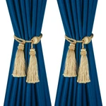 Hedonghexi Gold Curtain Tiebacks With Tassel,modern Rope Window Ties New. Price: $14.75.