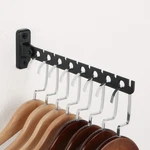 Alise Clothes Drying Rack Wall Mounted Coat Black, Foldable Hangers New. Price: $23.24.