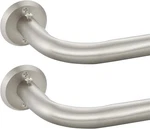 Heavy Duty Wrap Around Curtain Rods 2 Pack, 84-134 Inches, Brushed Nickel New. Price: $92.99.