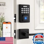 Probrico Smart Door Lock For Front Keypad Handle Lever Fingerprint New. Price: $108.05.