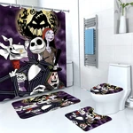 Dds-dudes 4PCS Christmas Shower Curtain Sets Kids Bathroom Halloween New. Price: $24.99.