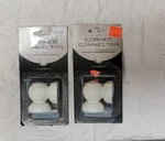 New Cambria Premier Complete Corner Connector White 1-1/8" (2-PACK). Price: $11.72.