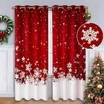 Caromio Christmas Curtains For Living Room 2 Panels, Velvet Red New. Price: $62.67.