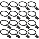 16 Pack Curtain Rings With Clips, Window Black Hooks Hange... New. Price: $12.17.