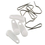 E-outstanding 50 Sets White Plastic Traverse Rod Slides Rail Glider New. Price: $13.31.