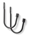 Black Curtain Holdbacks - 2PCS Holders Wall Mounted, Pull New. Price: $17.09.
