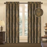 Loom And Mill Luxury Jacquard Curtains For Bedroom, Classic Antique Lined Dam... New. Price: $143.88.
