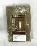 Elrene Home Fashions Antique Gold Rod-pocket Waterfall Valance Panel, 52"X36" New. Price: $29.99.
