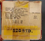 Perfect Circle Piston Ring Set 520 Std Fits 1934-36 Nash Ambassador 3-3/8" New. Price: $50.00.
