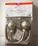 Better Homes & Garden Decorative Curtain Holdbacks Set Of 2 Antique Nickel New. Price: $12.00.