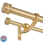 Joodxoe Double Drapery Curtain Rods 36-72 Telescoping 1INCH Large New. Price: $74.98.