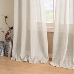 H.versailtex Natural Linen Curtain Window Panels Semi Sheer 52" 84" New. Price: $27.98.
