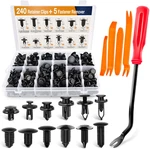 Gooacc 240PCS Bumper Retainer Clips Car Plastic Rivets Fasteners Push New. Price: $15.99.