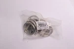 (8-PK) Urbanest Nylon-insert Curtain Rings With Clips And Eyelets Brushed Steel Open. Price: $5.59.